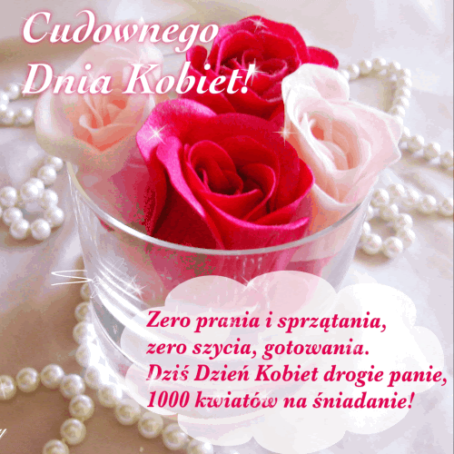 8 marca! Gify na Dzień Kobiet! Gify i obrazki!