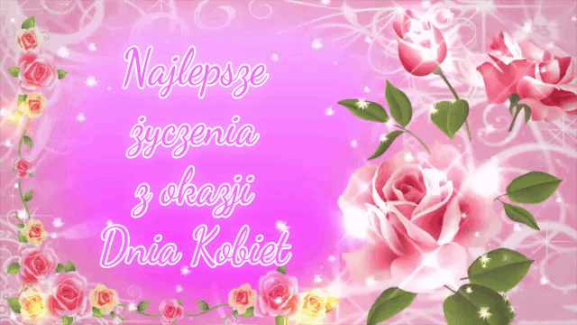 8 marca! Gify z Okazji Dnia Kobiet! Międzynarodowy Dzień Kobiet!