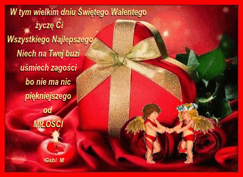 Dla ukochanego Gify i obrazki na walentynki