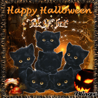 Gif wesołego halloween cute!