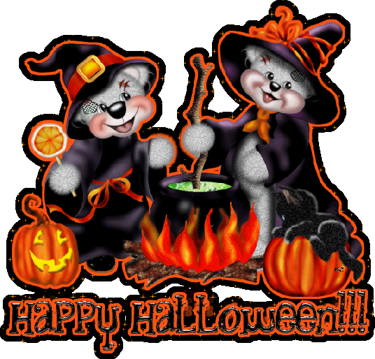 Gif wesołego halloween cute!