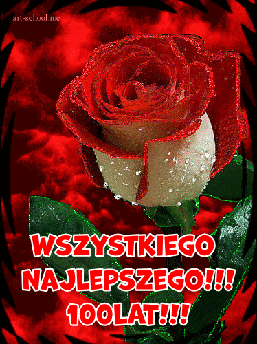 Gif-y urodzinowe! Czerwone róże!