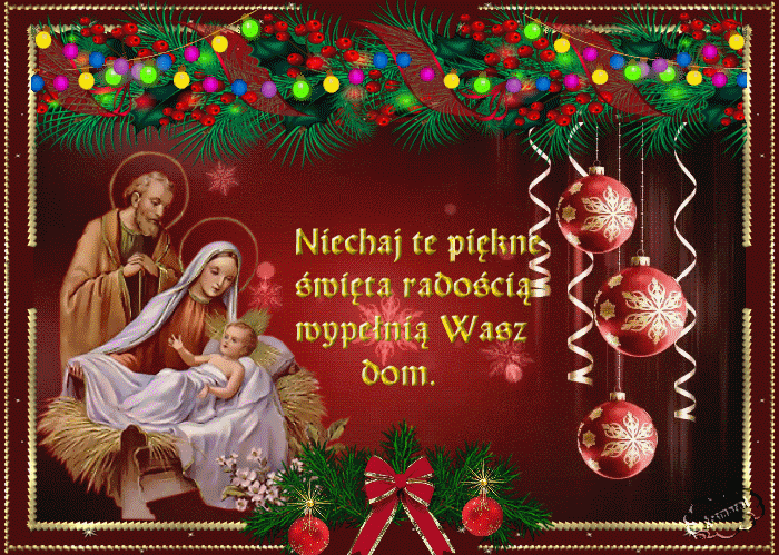 Gify i Życzenia na Boże Narodzenie!