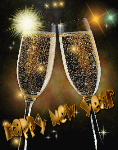 Gify z życzeniami na Nowy Rok! Szczęśliwego Nowego Roku! Happy New Year!