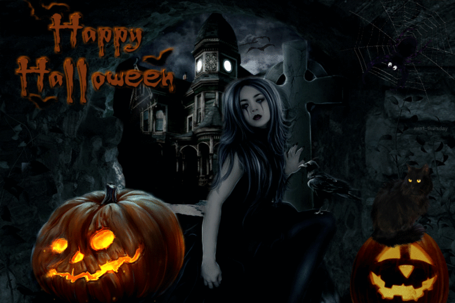 Halloween GIF scary!