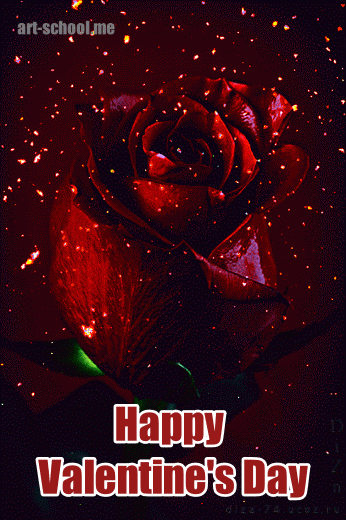 Happy Valentine's Day! Gif! Walentynki! Gify! Róże!