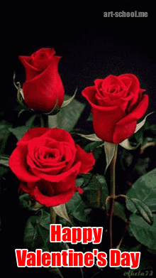 Happy Valentine's Day! Walentynki! Gify! Róże!