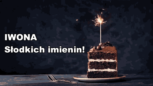 Iwona! Słodkich imienin! Gify z pysznymi tortami! Gif z tortem!