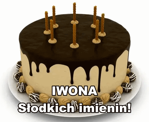 Iwona! Słodkich imienin! Imieniny Iwony!