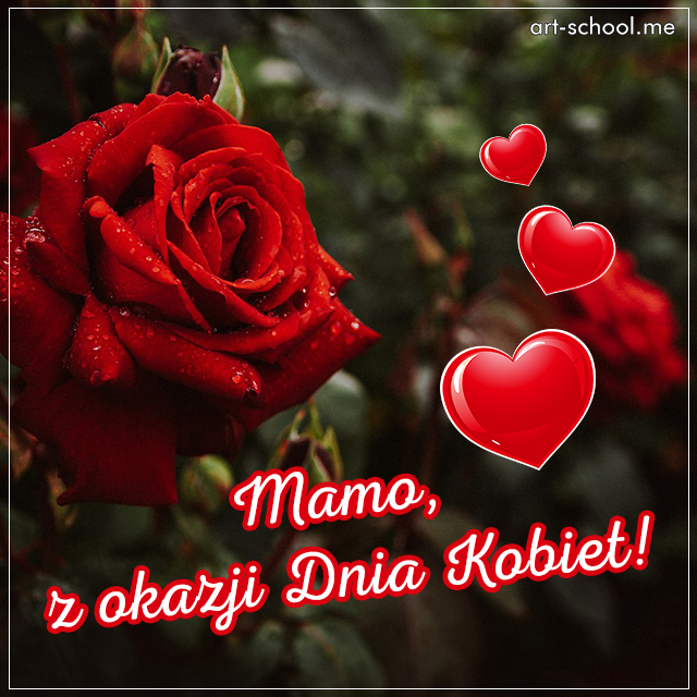 Kartka na Dzień Kobiet dla mamy od córki!