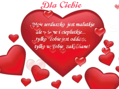 Kartki serduszka walentynkowe dla Ciebie – Gify i obrazki