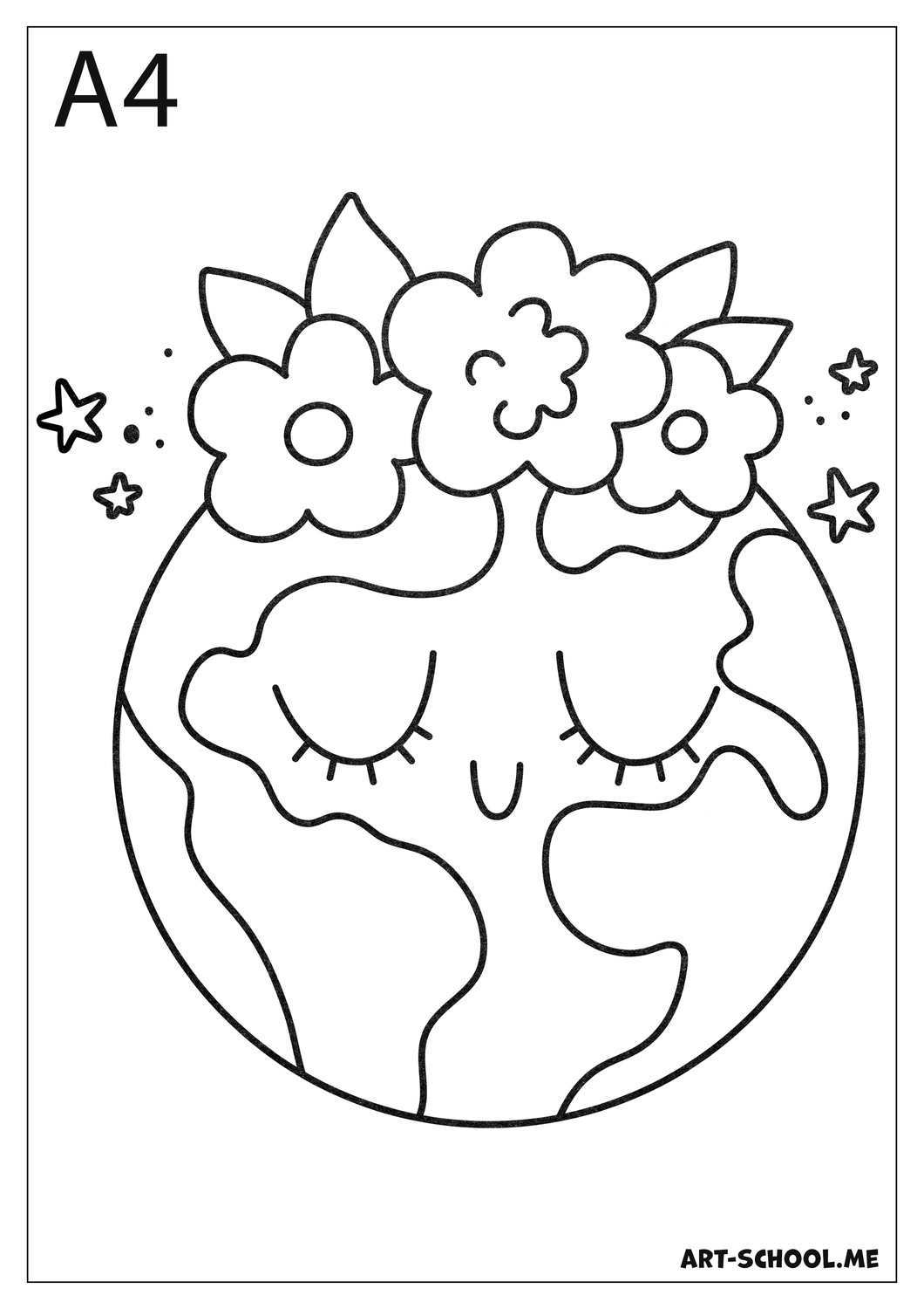 Kolorowanki planety! Ziemia! Kolorowanki dla maluchów!