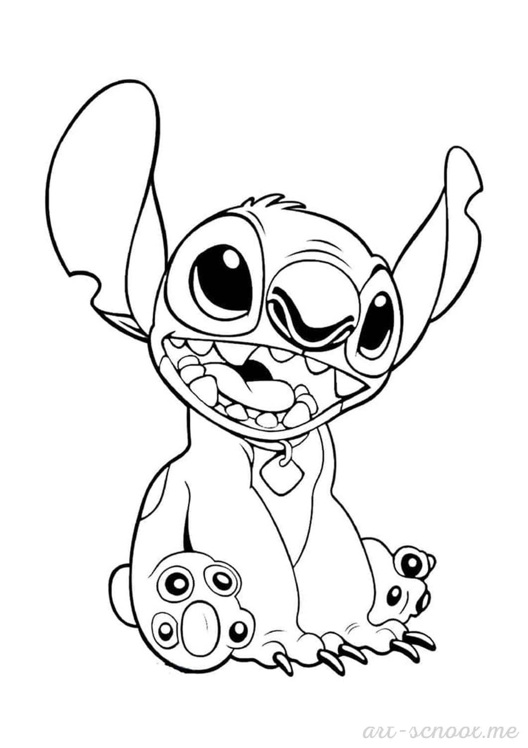 Kolorowanki Stitch Darmowe kolorowanki do wydruku PDF