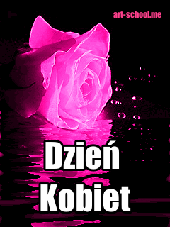 Kwiaty na dzień kobiet gify! GIF-y z różami!