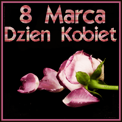 Najlepsze życzenia na Dzień Kobiet! 8 Marca! Gif na Dzień Kobiet! 8 Marca! Darmowy animowany GIF!