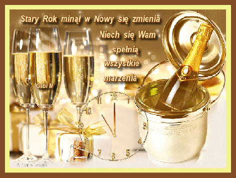 Nowy Rok! Szczęśliwego Nowego Roku! GIFy!
