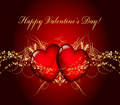 Valentine's day gif! Happy valentine's day! Kartki na Walentynki! Laurka na Walentynki z serduszkami!