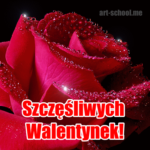 Walentynki: ruchome obrazki i animowane gify! Szczęśliwych Walentynek!