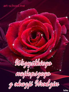 Wszystkiego najlepszego z okazji urodzin! Róża!