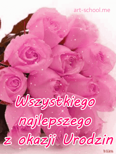 Wszystkiego najlepszego z okazji urodzin! Róże!