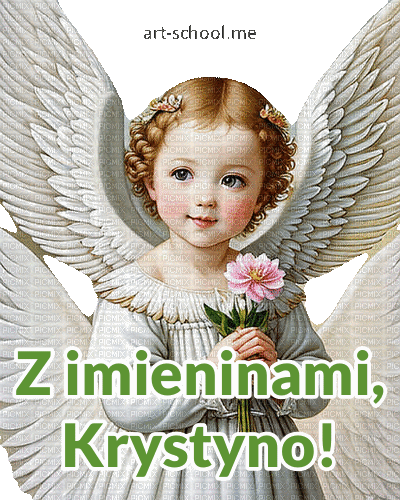 Z imieninami, Krystyno! Imieniny Krystyny!
