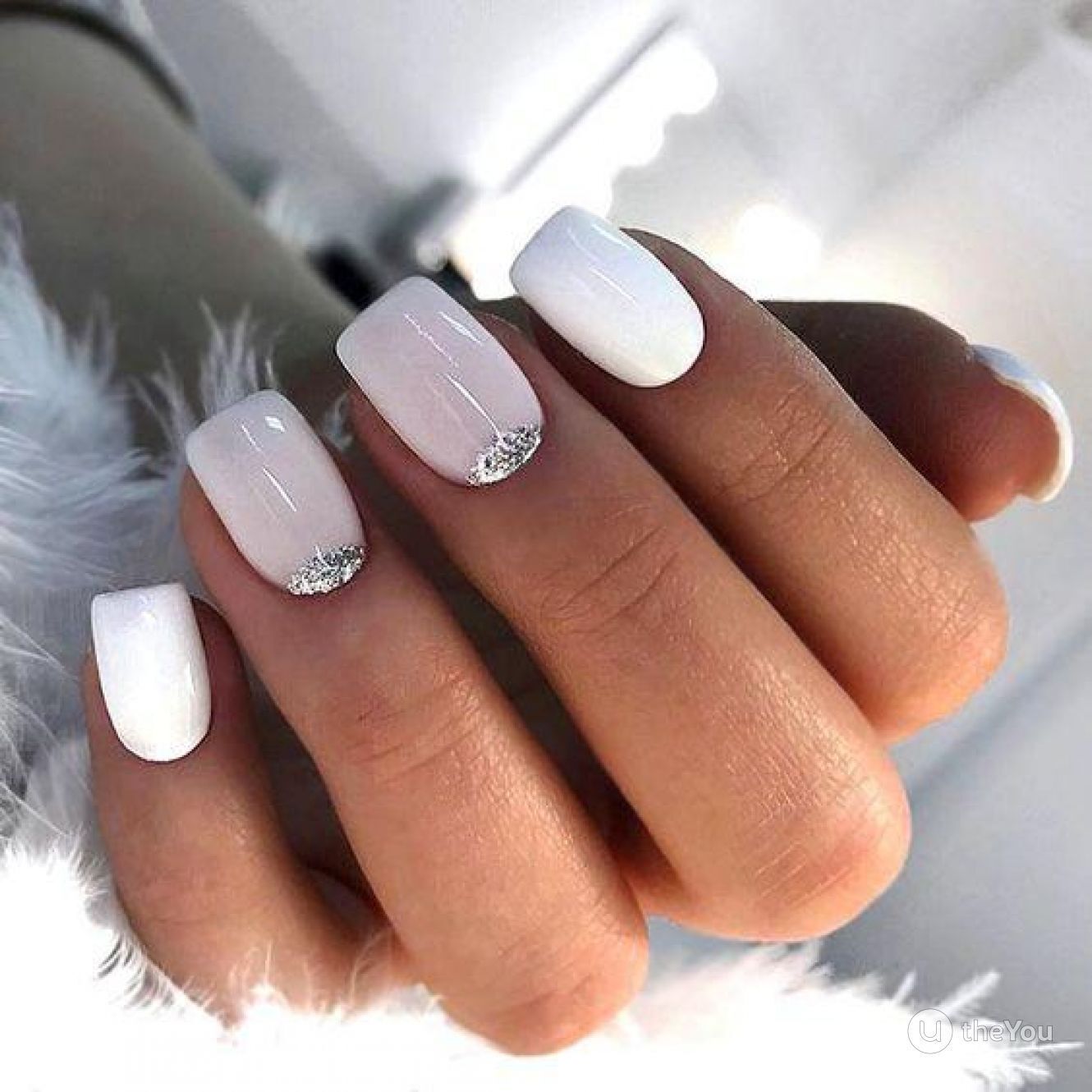 Biały manicure na wiosnę! Obrazki na manicure na wiosnę.