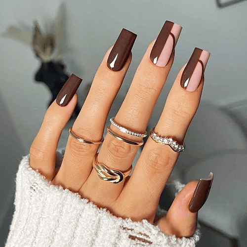 Czekoladowy brąz. Trendy w manicure wiosna! Wiosenne paznokcie!