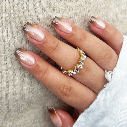 Czekoladowy brąz. Trendy w manicure wiosna! Wiosenne paznokcie! Wiosna!