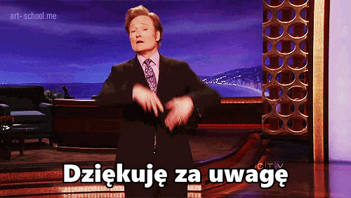 Dziękuję za uwagę! GIF! GIF z prowadzącym teleturniej!