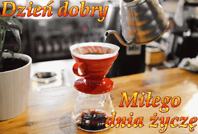 Dzień dobry. Miłego dnia. Miłego dnia życzę! Darmowy animowany GIF!
