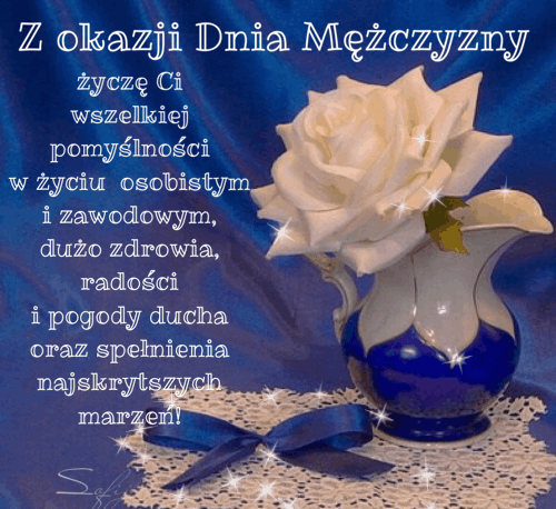 Dzień Mężczyzny - 10 marca! Kartki! Gify!