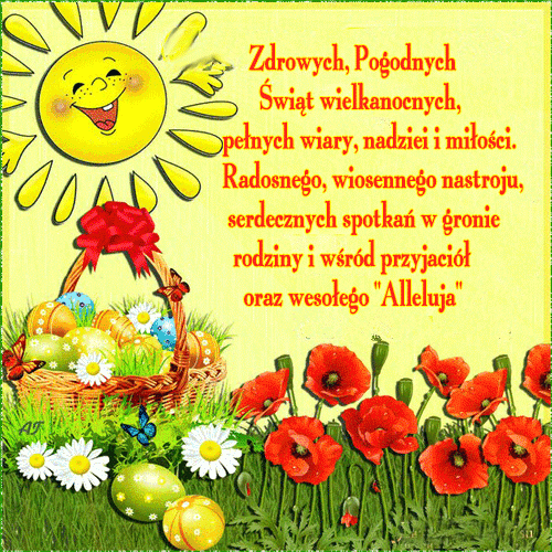 Gify i życzenia na Wielkanoc! Wesołego Alleluja!