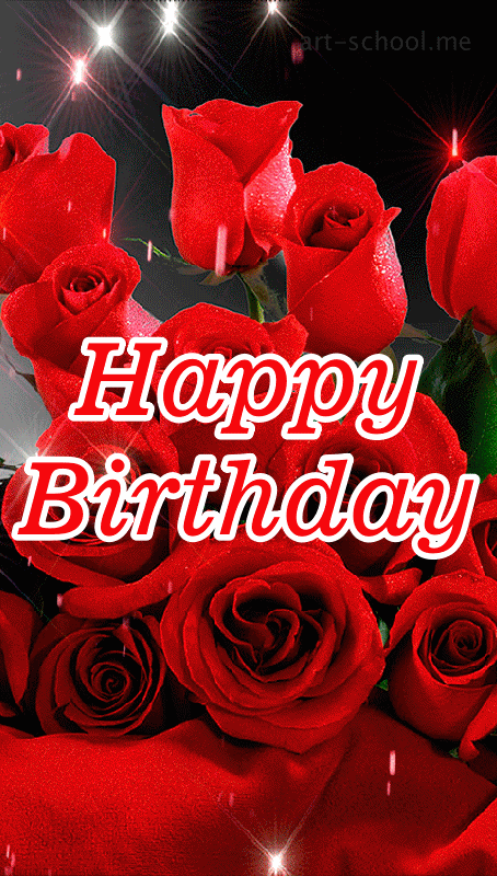 Happy Birthday Flower Images! GIFs!