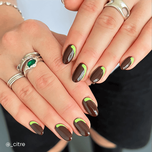 Jaskrawy modny manicure! Wiosenne paznokcie! Wiosna!