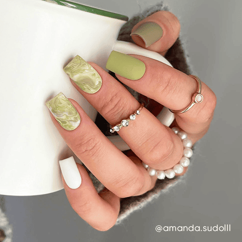 Manicure na krótkie i długie paznokcie. Wiosenne paznokcie. Wiosna!