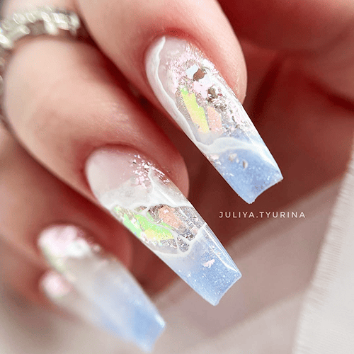 Modny wiosenny manicure w kształcie balleriny! Paznokcie wiosna!