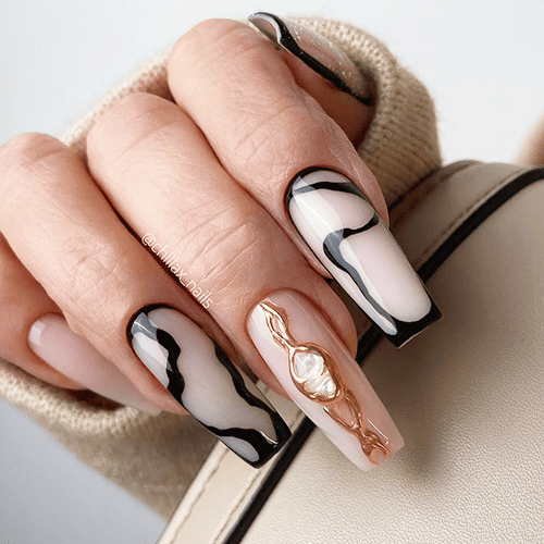 Modny wiosenny manicure w kształcie balleriny! Wiosenne paznokcie!
