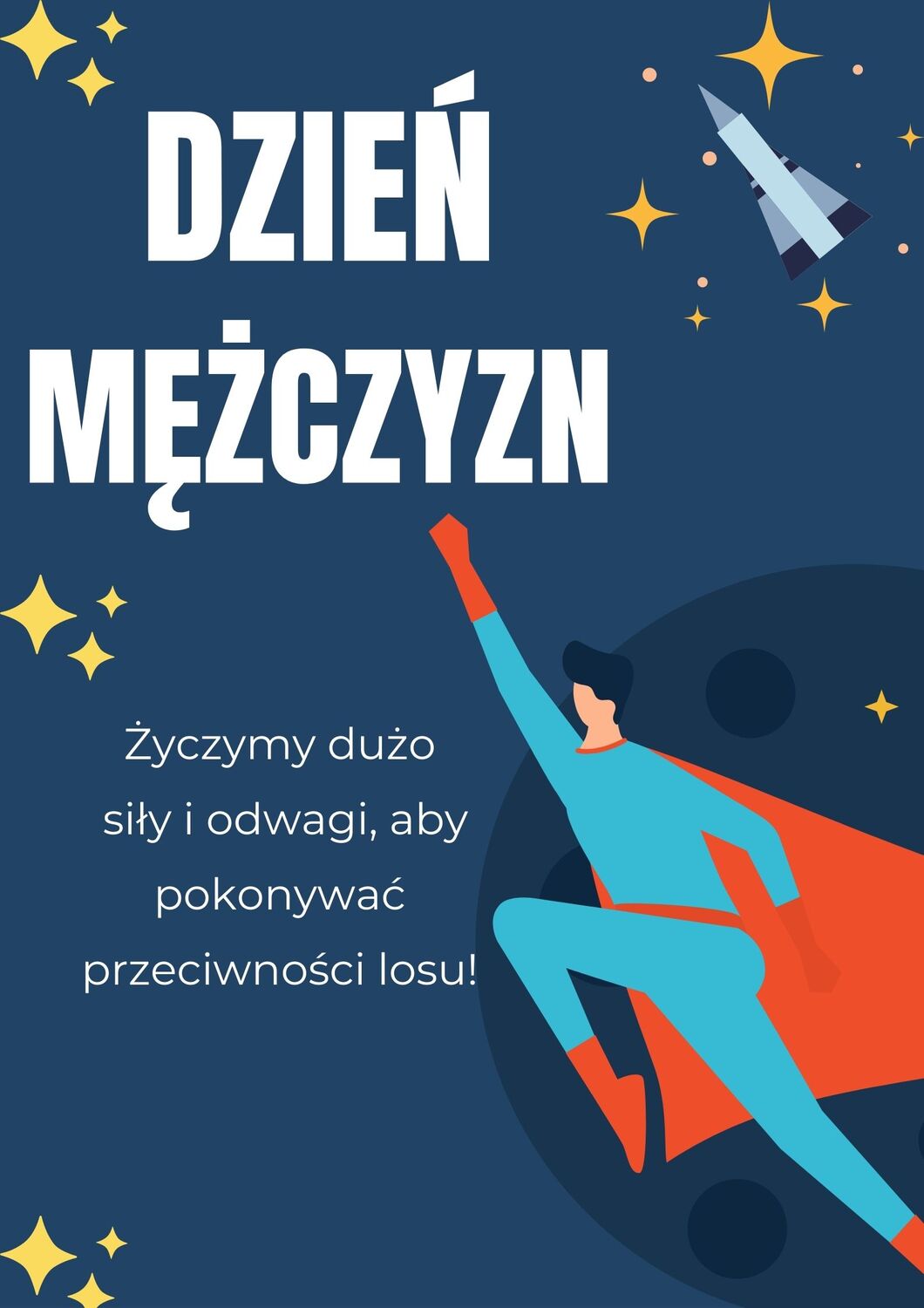 Najlepsze życzenia na dzień mężczyzny!