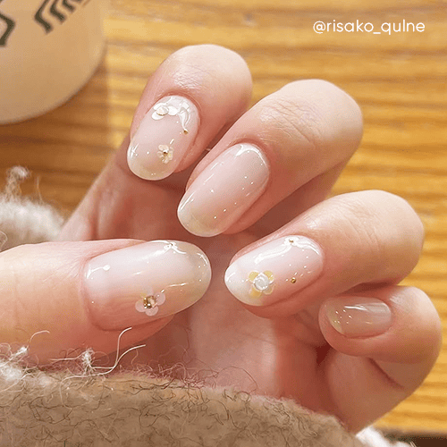 Nude manicure. Modne paznokcie. Paznokcie wiosna.