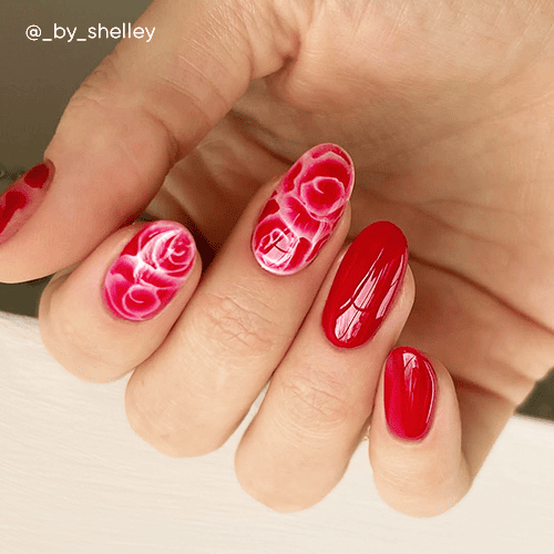 Owalny kształt paznokci. Paznokcie wiosna. Wiosenny manicure. Modne kolory.
