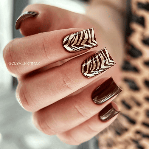 Paznokcie wiosna. Wiosenny manicure w kawowych tonacjach!