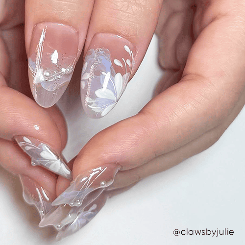 Wiosenne paznokcie! Manicure z akwarelowymi kroplami!