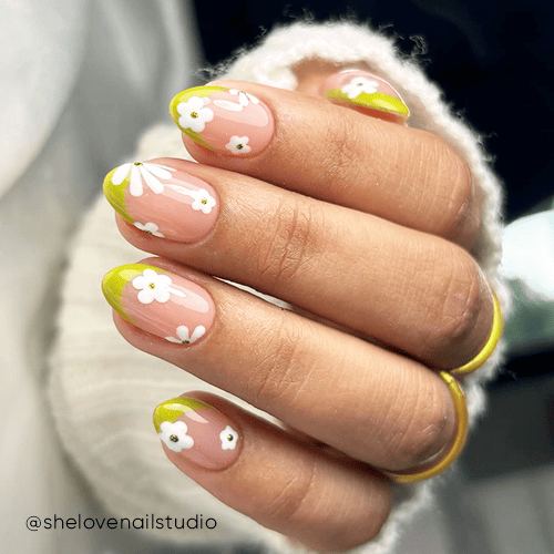 Wiosenny manicure na kształt migdała i owalu! Paznokcie wiosna!