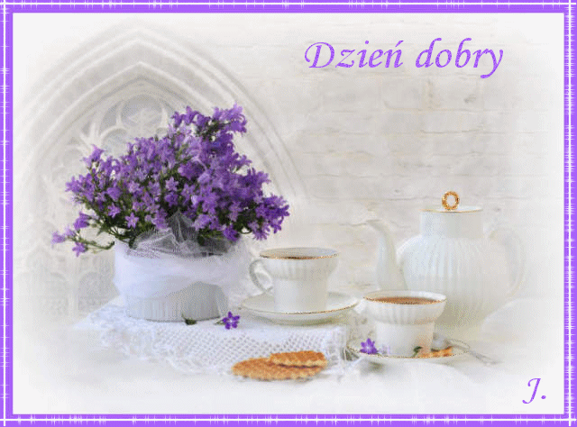 Życzenia na dzień dobry! Kwiaty! Kawa!