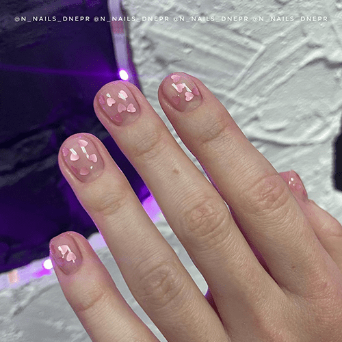 Manicure na krótkie paznokcie! Paznokcie walentynkowe - Paznokcie na specjalne okazje!