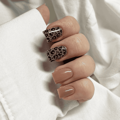 Paznokcie w panterkę, wzory. Manicure na kwadratowe paznokcie!